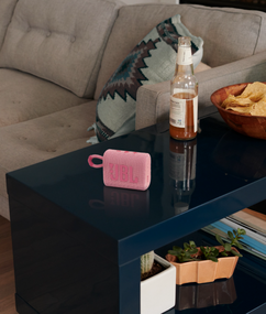 Портативна акустика JBL Go 3 Pink (JBLGO3PINK) (JBLGO3PINK)