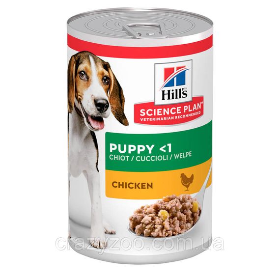 Вологий корм для цуценят Hill's Puppy Chicken з куркою 370 г 607100