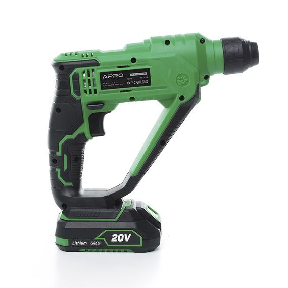 Перфоратор SDS+ APRO 1,5Дж, 2А, 20CH, 1 (АКБ, кейс) | Зображення 1