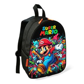 Рюкзак Супер Марио детский школьный/городской 34х27х13 см для мальчика (02477)