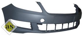 Передний бампер Skoda Fabia II '10-15 (Polcar) 5J0807221D