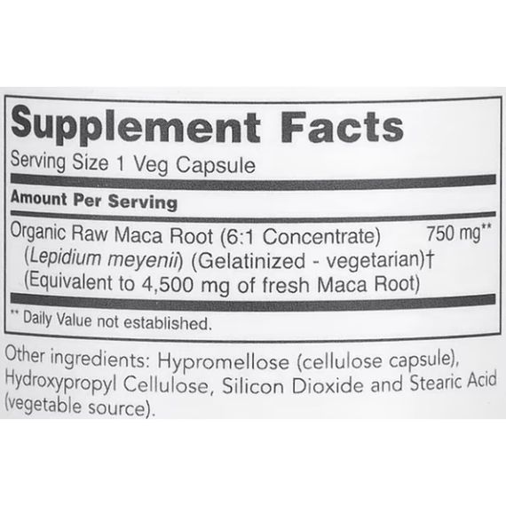 Мака Protocol for Life Balance Maca 750 mg 90 Veg Caps | Зображення 1