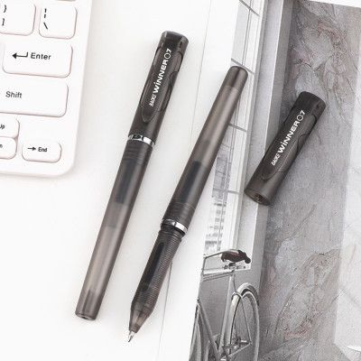 Ручка гелевая Baoke Winner 0.7 мм, черная (PEN-BAO-PC1688-B) | Зображення 2