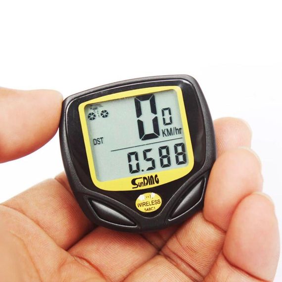 Велокомп'ютер бездротовий, 14 функцій, SunDing SD-548C / Велосипедний спідометр / Одометр для велосипеда | Зображення 6
