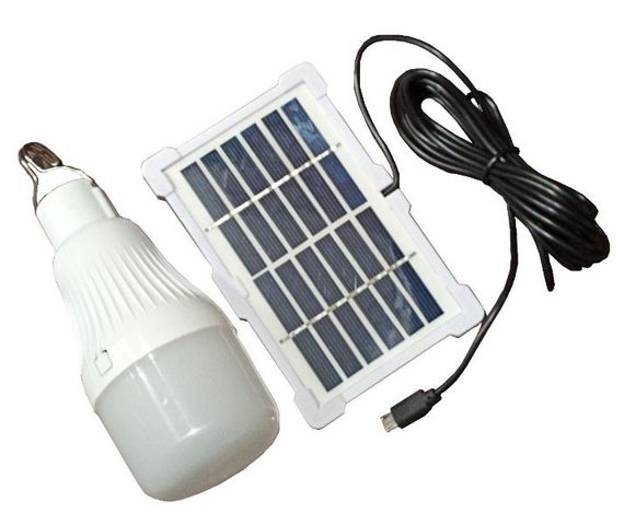 Кемпінгова LED лампа із сонячною панеллю CCLAMP CL-022 акумуляторний світильник підвісний з гачком