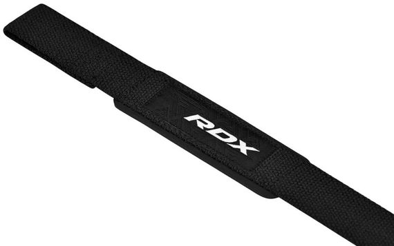 Лямки для тяги RDX S4 Gym Cotton Gel Straps Black Plus (WAC-S4B+) | Зображення 4