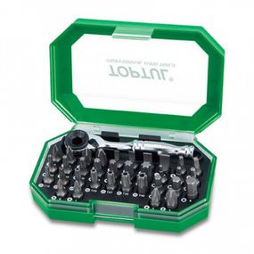 Набор бит Toptul с трещоткой 1/4&quot; 35ед. (GACW3503)
