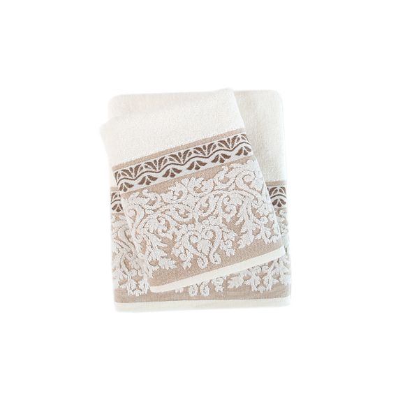 Рушник Irya 8700 Туреччина 90*150 см  Махра Молочний