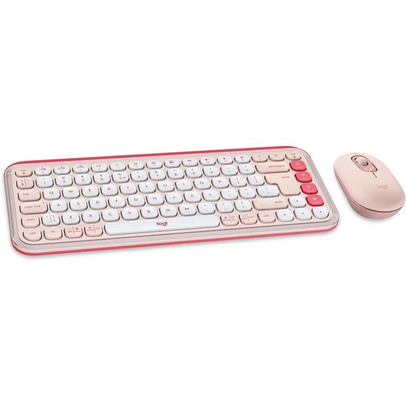 Комплект Logitech POP Icon Combo Bluetooth UA Rose (920-013142) | Зображення 1