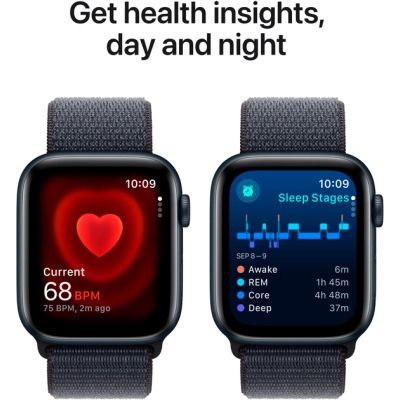 Смарт-годинник Apple Watch SE 2024 GPS 40mm Midnight Aluminium Case with Ink Sport Loop (MXEA3QH/A) | Зображення 4