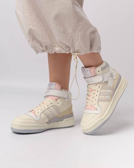 Женские кроссовки Originals Forum 84 Mid Milk Grey Pink, Вьетнам , весна/лето/осень | Зображення 4