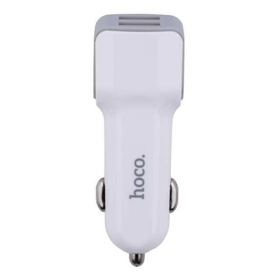 Автомобільний Зарядний Пристрій Hoco Z23 2USB Micro Колір Білий