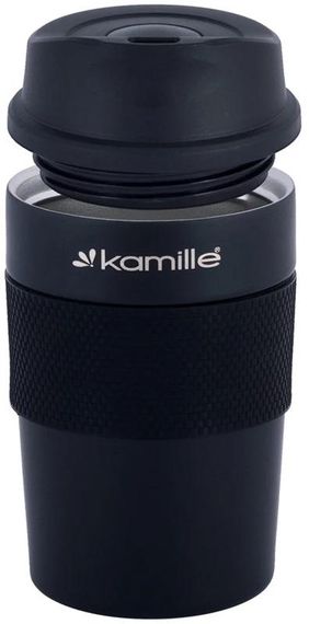 Термокружка Kamille Felice 480мл з TPR вставкою