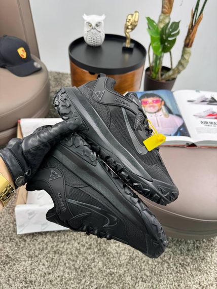 Кросівки ACG Mountain Fly 2 GTX All Black Gore-Tex , термо весна / осінь A4472 45 28 - 28.5 см | Зображення 9