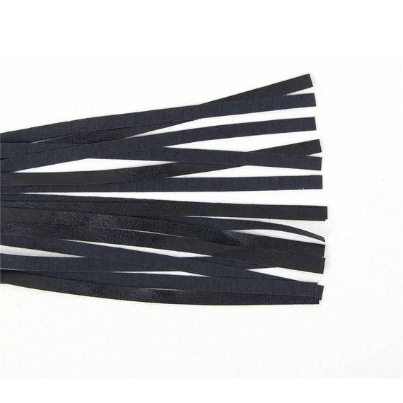 Флоггер Star Night с тонкой ручкой и петлёй, чёрный, One Size sexstyle | Зображення 2