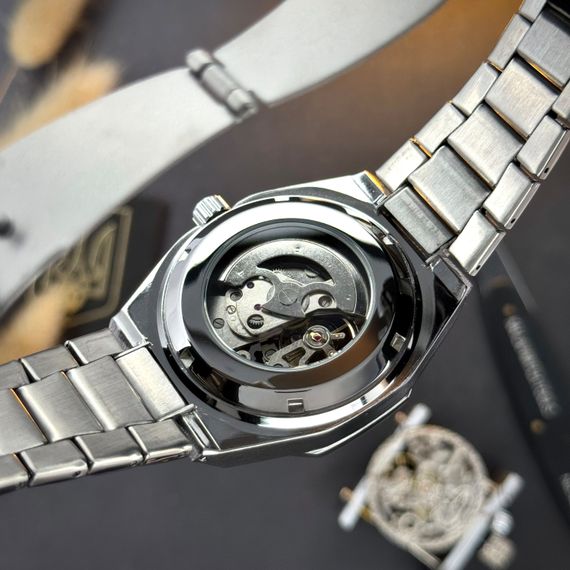 Чоловічий годинник Awarder Octagon Де би не був Silver-Black | Зображення 3
