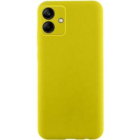 Чохол TPU GETMAN Liquid Silk Full Camera для Samsung Galaxy A06 Жовтий / Flash