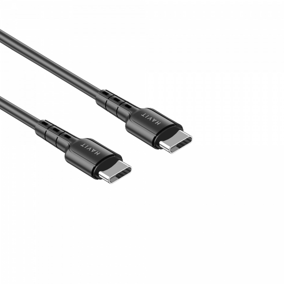 Кабель Type-C to Type-C HAVIT HV-CB6235 PD60W 3A 1м | Зображення 1
