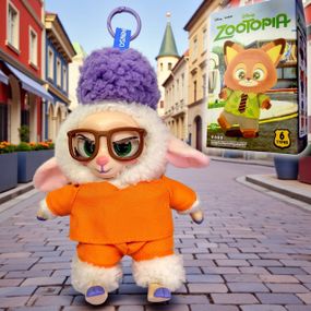 М’яка іграшка-брелок Disney Zootopia Miniso Беллвезер, плюшевий брелок у коробці, 20 см