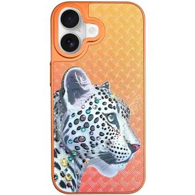 Чохол TPU+PC Crystal Hunt with MagSafe для Apple iPhone 17 (6.3") Orange