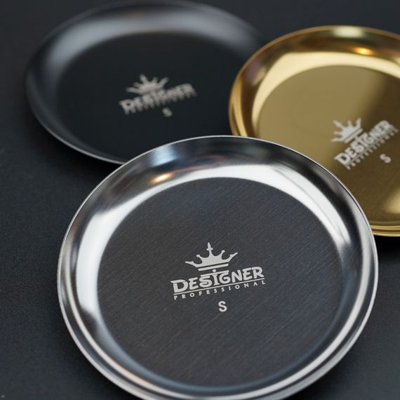 Лоток круглый для фрез Designer (диаметр 10cм) цвет золото | Зображення 4