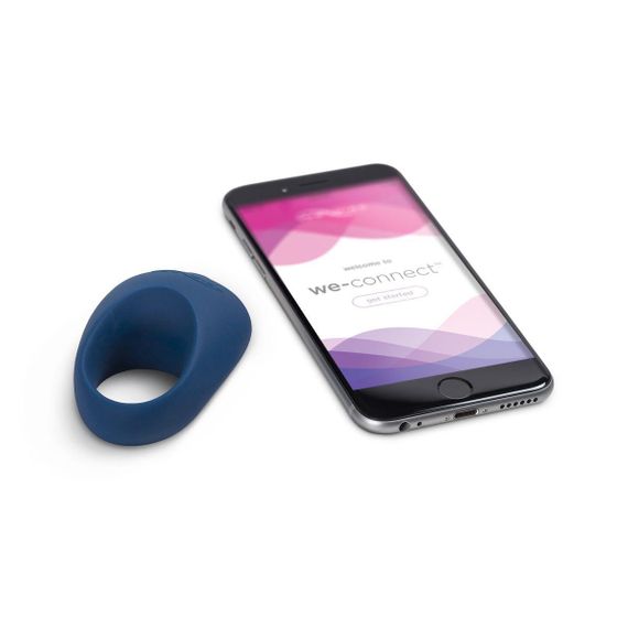 Эрекционное смарт-виброкольцо We-Vibe Pivot, Синий | Зображення 7