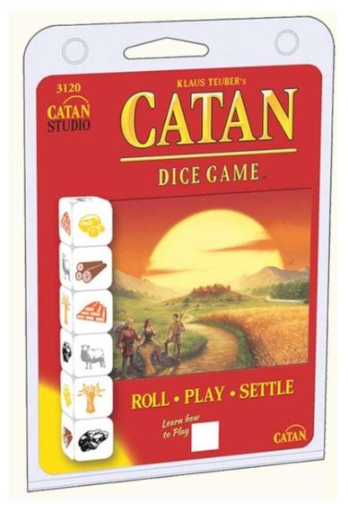 Настільна гра Catan. Dice Game (Колонізатори. Гра на кубиках)