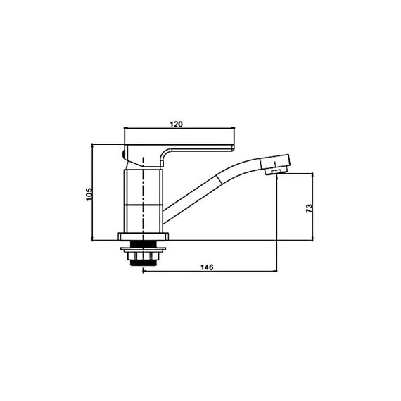 Змішувач для кухні Gappo G4517-6 | Зображення 2
