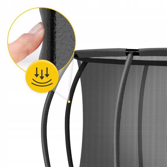 Батут із внутрішньою сіткою 4FIZJO PRO 16FT 496 см Black/Green (P-5907739319241) | Зображення 7