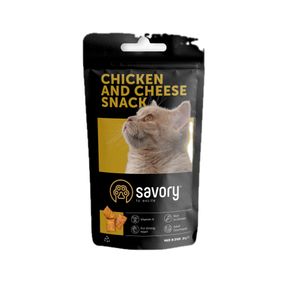 Ласощі для котів Savory Cats Snacks Pillows Gourmand with Chicken & Cheese з куркою та сиром 60 гр