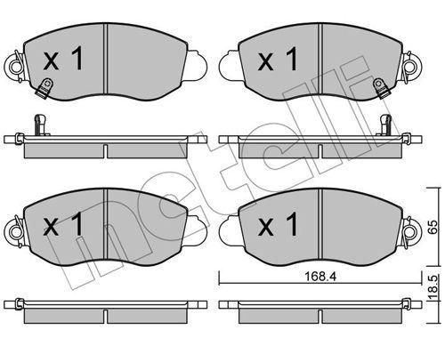 Колодки гальмівні передні Ford Transit 00-06 22-0320-0 | Зображення 1