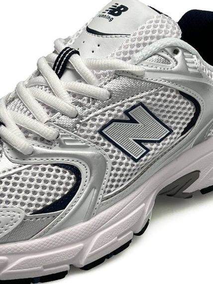 Жіночі кросівки N-e-w B-alanc-e 530 White Silver Navy Premium, В'єтнам 39 25 см | Зображення 6