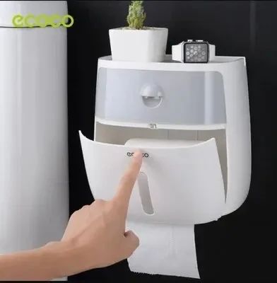 Тримач для туалетного паперу паперових рушників Towel Holder Ecoco | Зображення 1