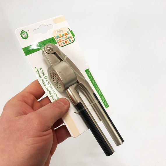 Пресс для чеснока UNIQUE UN-1761 чеснокодавка ручная металлическая AX-39 | Зображення 5