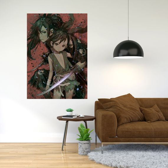 Плакат-постер з принтом Кавун Dororo - Дороро 20 A4 ПЛ000656(A4)