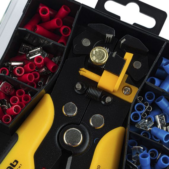Набор для снятия изоляции и обжима Сталь 41154, 200 ед. | Зображення 1
