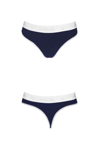 Спортивні трусики-стрінги Passion PS007 PANTIES XL, navy blue Sex Aura | Зображення 1