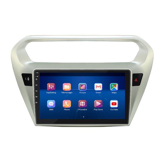 Штатная магнитола Lesko для Citroen C-Elysee I 2012-2016 экран 9" 6/128Gb 4G Wi-Fi GPS Top Ситроен | Зображення 1