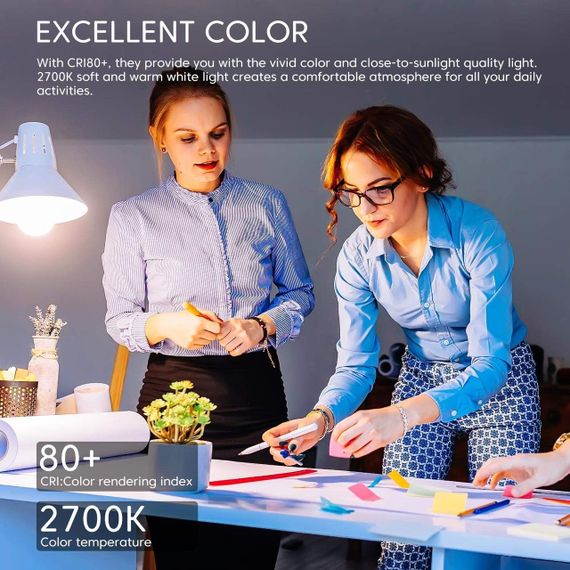 Світлодіодна лампа Linkind E27, пачка 3 шт., тепле біле світло (2700 К), 1521LM A60, матова | Зображення 3