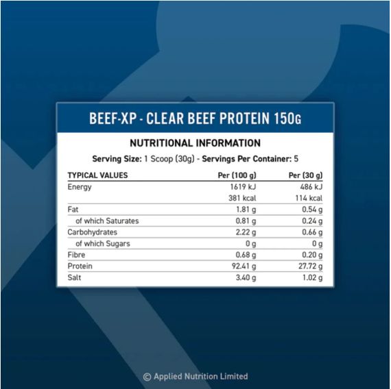 Протеїн Applied Nutrition Beef-XP 150 g (Blue Raspberry) | Зображення 1
