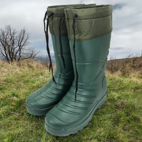 Резиновая обувь для рыбалки 42 размер (28 см), Сапоги резиновые QA-185 утепленные мужские