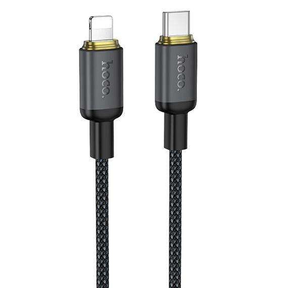 Дата кабель Hoco X128 Benefit Type-C to Lightning 30W (1m) Black
