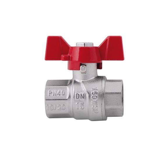 Кран кульовий SD Forte 1/2" ВР для води (метелик) SF602W15 | Зображення 1