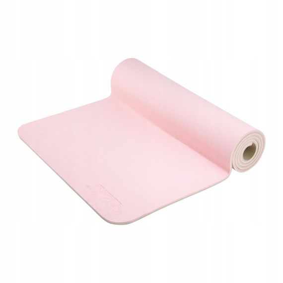 Килимок (мат) спортивний 4FIZJO TPE 180 x 60 x 0.6 см для йоги та фітнесу 4FJ0375 Pink/Grey | Зображення 7