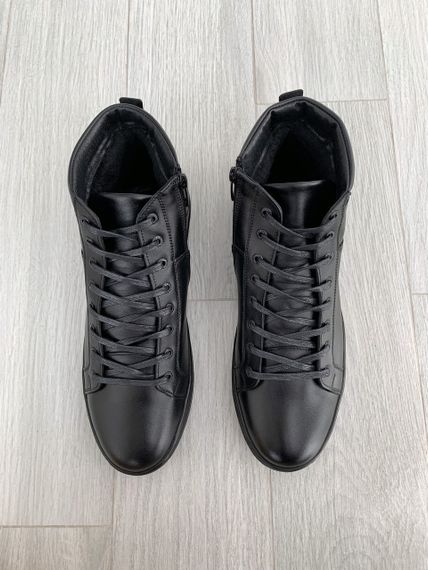 Кожаные ботинки на шнурке большого размера 46 47 49 размер | Зображення 8