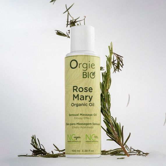 Масажна олія Orgie – Bio Rosemary Organic Oil (100 мл), органічна, веганська формула | Зображення 3