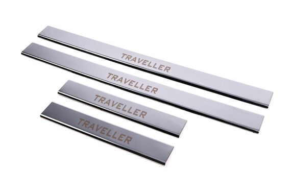 Накладки на дверні пороги Carmos (4 шт) для Peugeot Traveller 2017-2024 рр