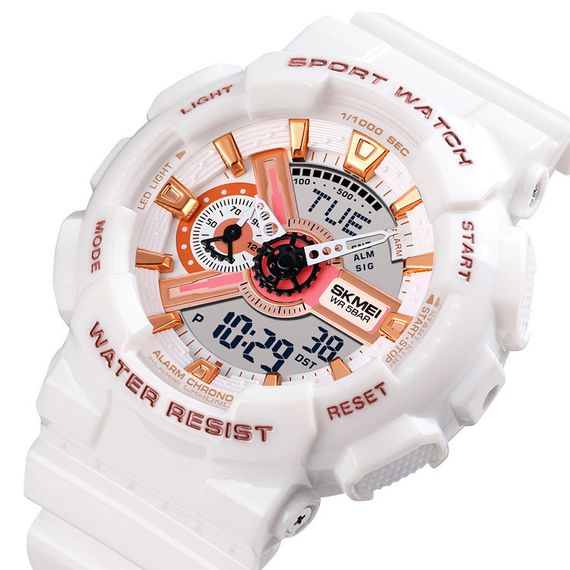 Skmei 1834WT White-Gold | Зображення 1