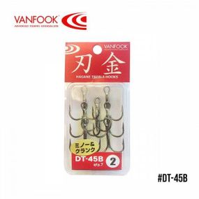 Гачки Vanfook потрійні DT-45B NS Blackone12 (8 шт.)