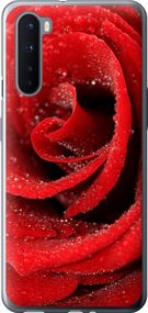 Чехол на OnePlus Nord Красная роза "529u-2046-17620"